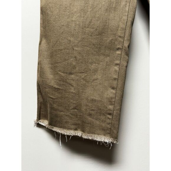 COS Mid-Rise Relaxed Fit Wide Leg Khaki Jeans, Button Fly, Sz 30 - Picture 5 of 9